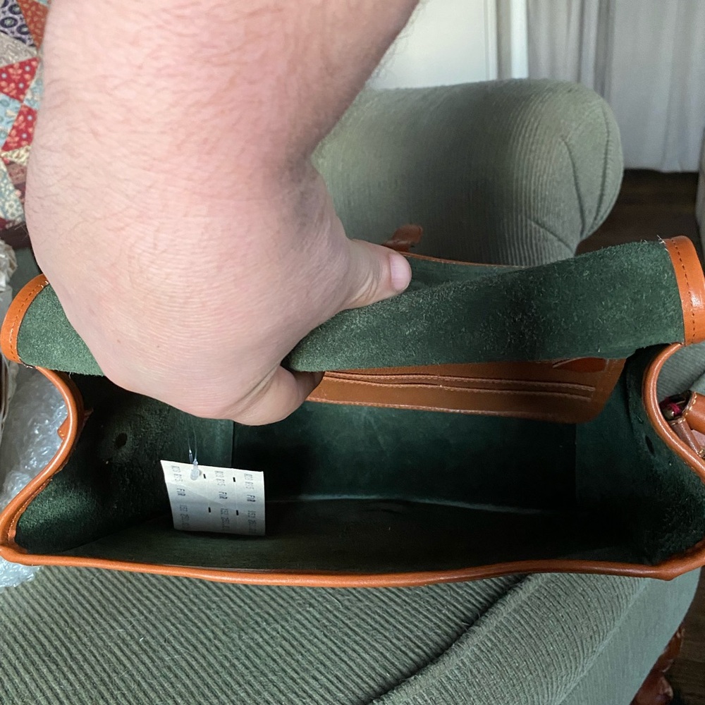 Dooney & Bourke Large Surry in Fir and British Tan - Picture 6 of 11